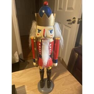 Erzgebirge Nutcracker 15” Tall Vintage 1996